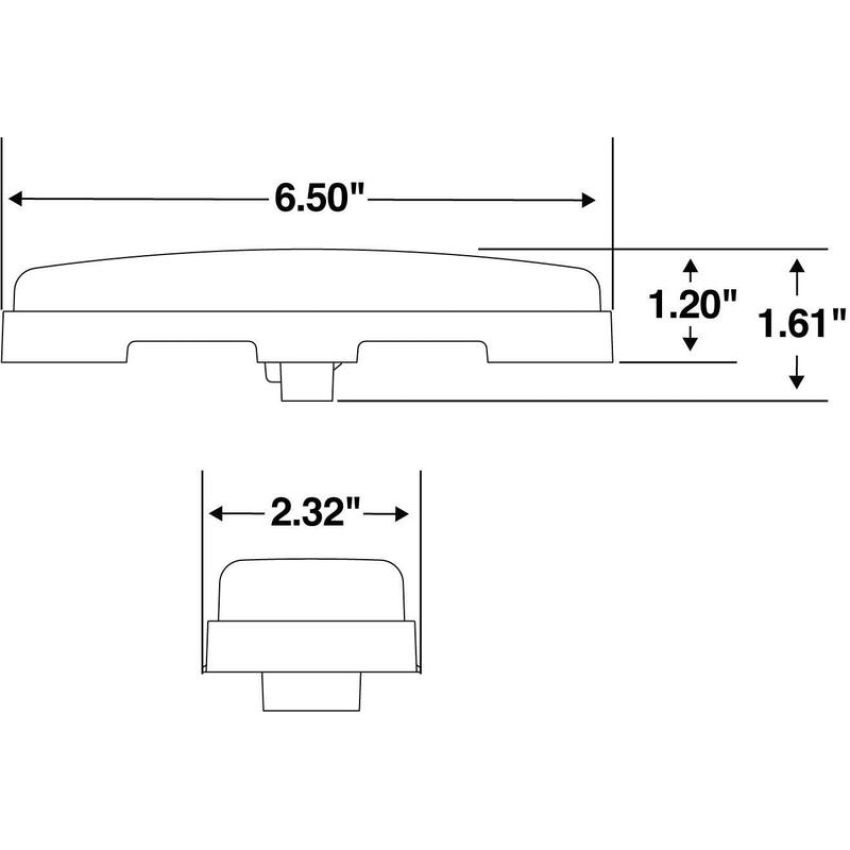 TRUCK-LITE 60280Y 60 Series, LED, 2