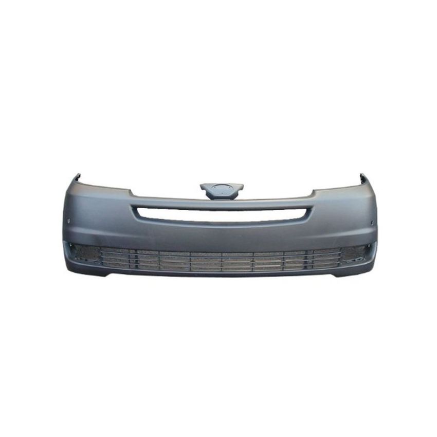 CAPA FRT BUMPER COVER W/PARK SENSOR; W/O RADAR CRUISE; PRIME TOYOTA SIENNA 04-05