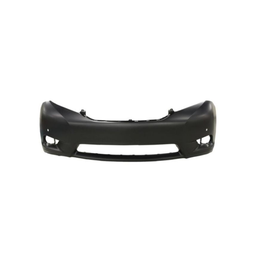 CAPA FRT BUMPER COVER LIMITED; W/PARK ASSIST SENSORS; PRIME TOYOTA SIENNA 11-17