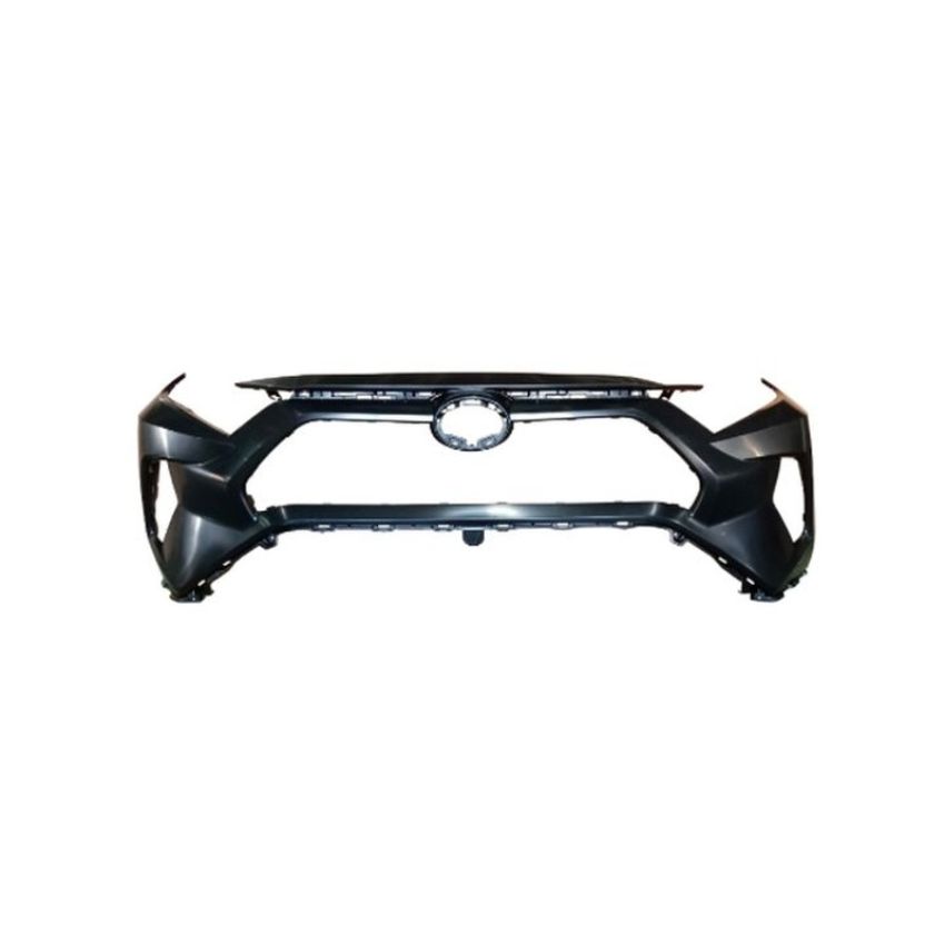 CAPA FRT BUMPER COVER; CANADA BUILT; W/O PARKING SENSORS; PRIME TOYOTA RAV4 19-21