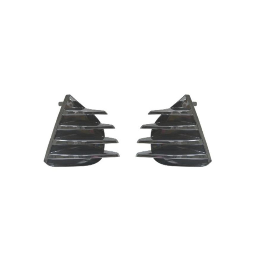FRONT BUMPER INSERT; OUTER GRILLE SET; INCL LH/RH SIDES TOYOTA COROLLA 17-19