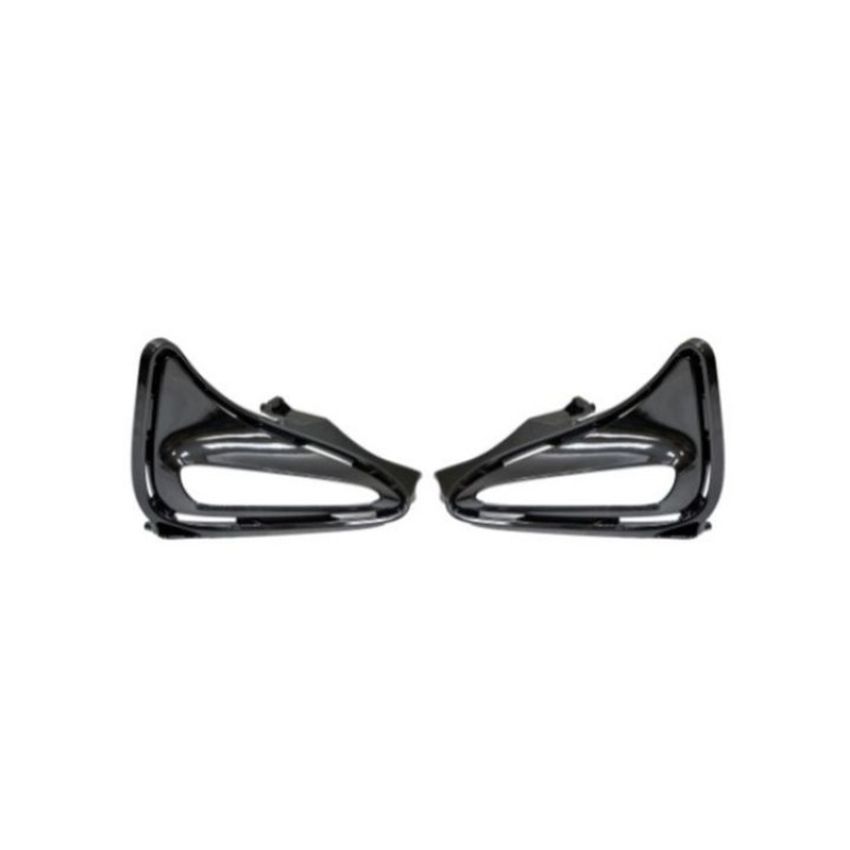 FRONT BUMPER INSERT CE|L|LE|LE ECO|XLE; LAMP OPENING COVER; W/LED DRL; 1 PAIR TOYOTA COROLLA 17-19