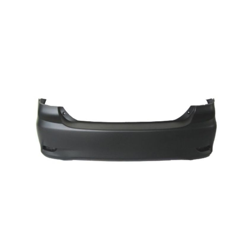 RR BUMPER COVER JAPAN BUILT (P) W/O SPOILER HOLE COROLLA 11-13