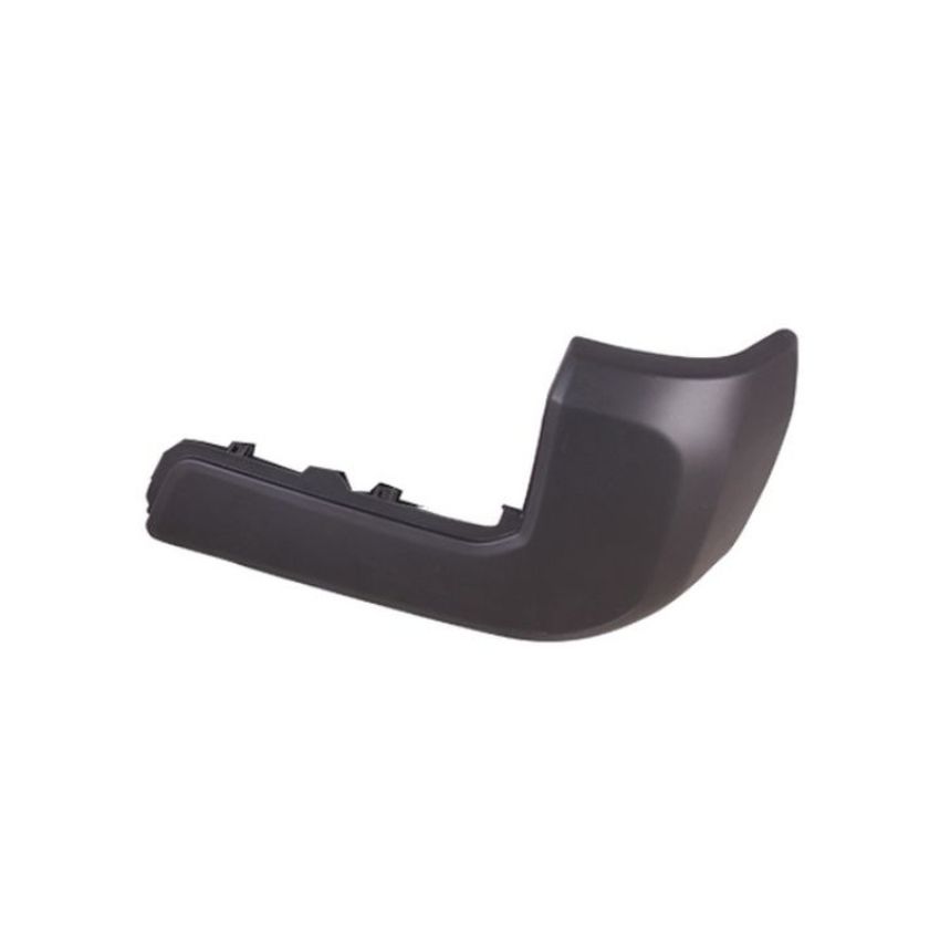 CAPA LH RR BUMPER EXTENSION OTR END CAP; W/O PARKING ASSIST; BLACK TOYOTA TACOMA 16-20