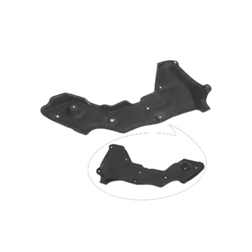 CAPA LOWER ENGINE COVER NORTH AMERICA BUILT; RR; RH LEXUS ES350 19-C