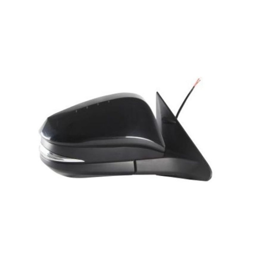 RH MIRROR OTR REAR VIEW POWER;NON-HTD;W/COVER;BLACK/PTM; TOYOTA HIGHLANDER 14-15