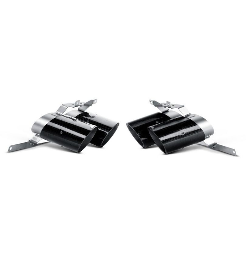 Akrapovic TP-CT/7 Tail pipe set (Carbon) 550/560