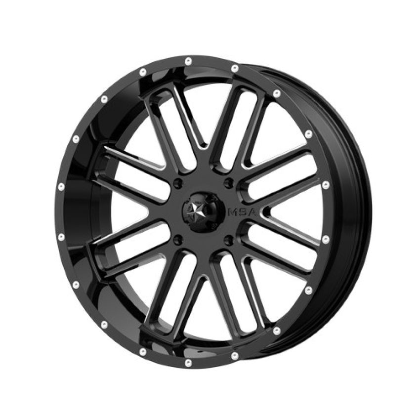 BANDIT UTV 20X7 4X137 G-BLK MILL 00MM