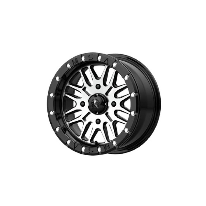 BRUTE UTV BL 18X7 4X156 G-BLK MACH 10MM