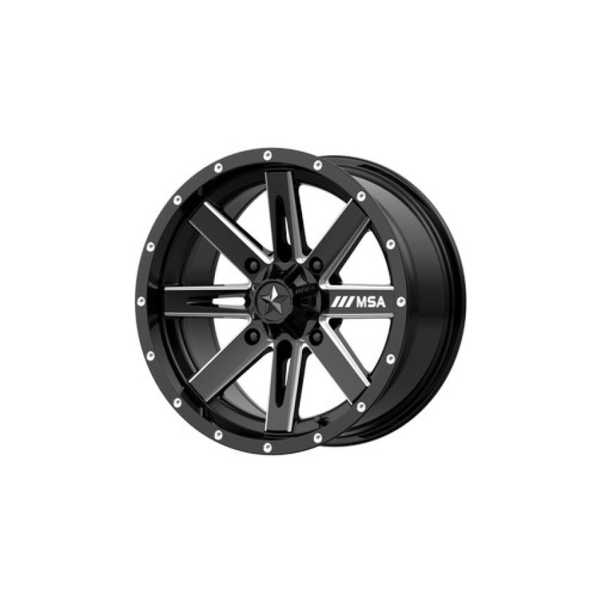 BOXER UTV 18X7 4X156 G-BLK MILL 10MM