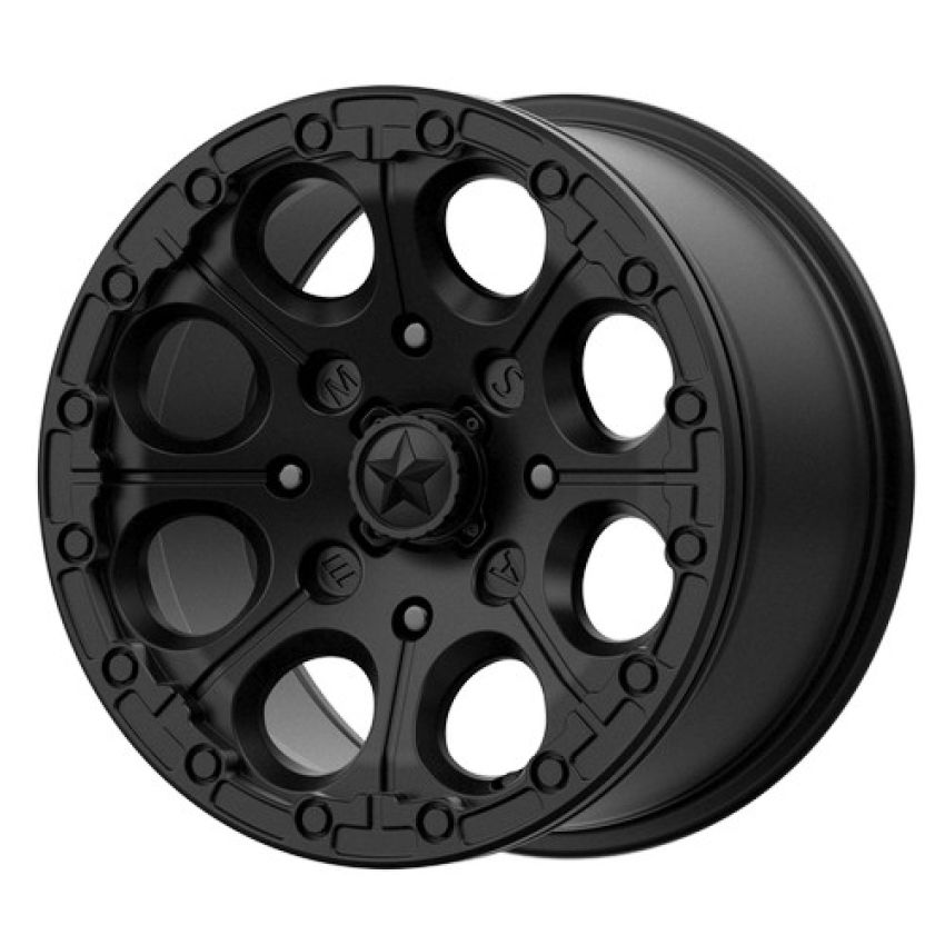 CANNON UTV BL 15X7 4X110 S-BLK 25MM