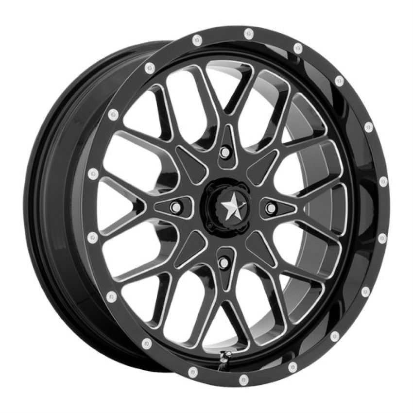 PORTAL UTV 18X7 4X137 112 G-BLK-MILL +0
