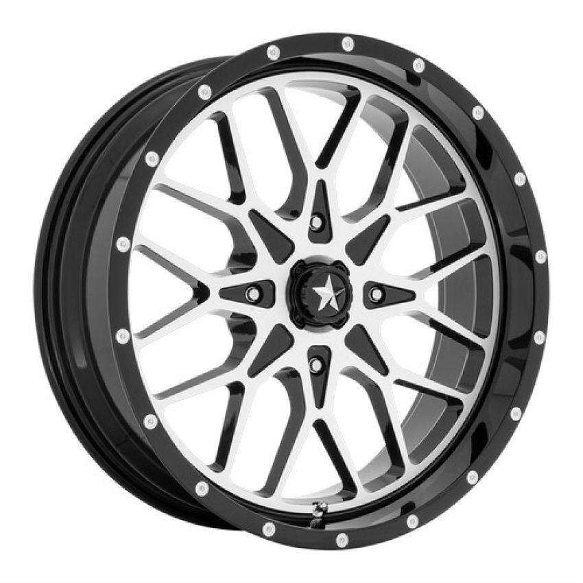 PORTAL UTV 20X7 4X137 112 G-BLK-MACH +0