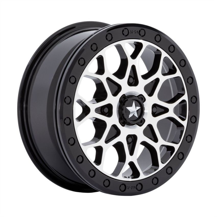 PORTAL UTV BL 15X6 4X110 G-BLK MACH +38