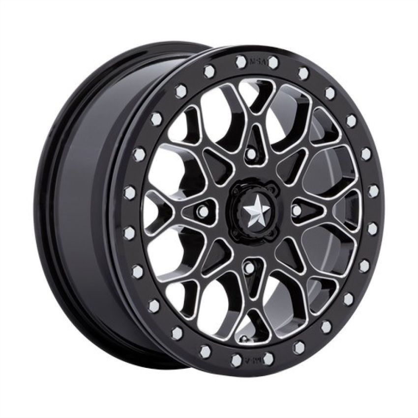 PORTAL UTV BL 15X6 4X156 G-BLK MILL +38