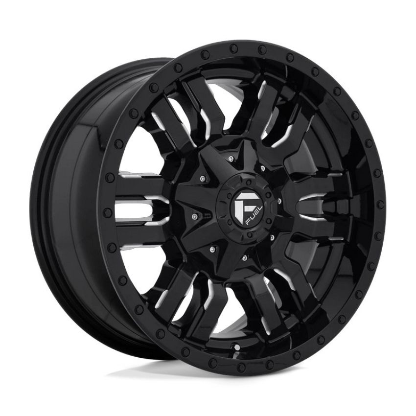 FUEL 1PC D595 SLEDGE Wheel 18X9 8X6.5 125.1 20.0