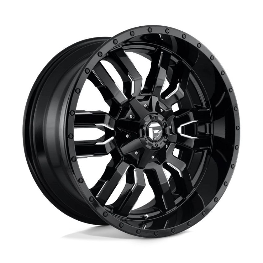 FUEL 1PC D595 SLEDGE Wheel 22X10 8X180 124.2 10.0