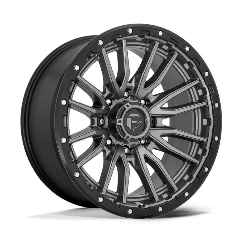 FUEL 1PC D680 REBEL Wheel 22X10 8X180 124.2 -18.0