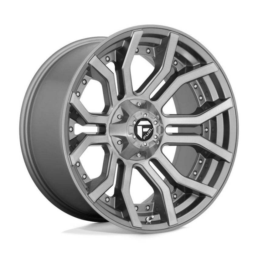 FUEL 1PC D713 RAGE PLATINUM Wheel 24X12 8X170 125.1 -44.0