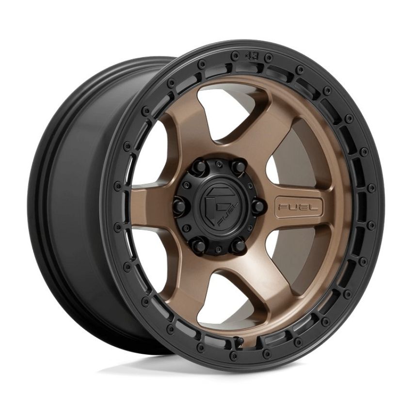 FUEL 1PC D751 BLOCK Wheel 17X9 6X5.5 106.1 -12.0