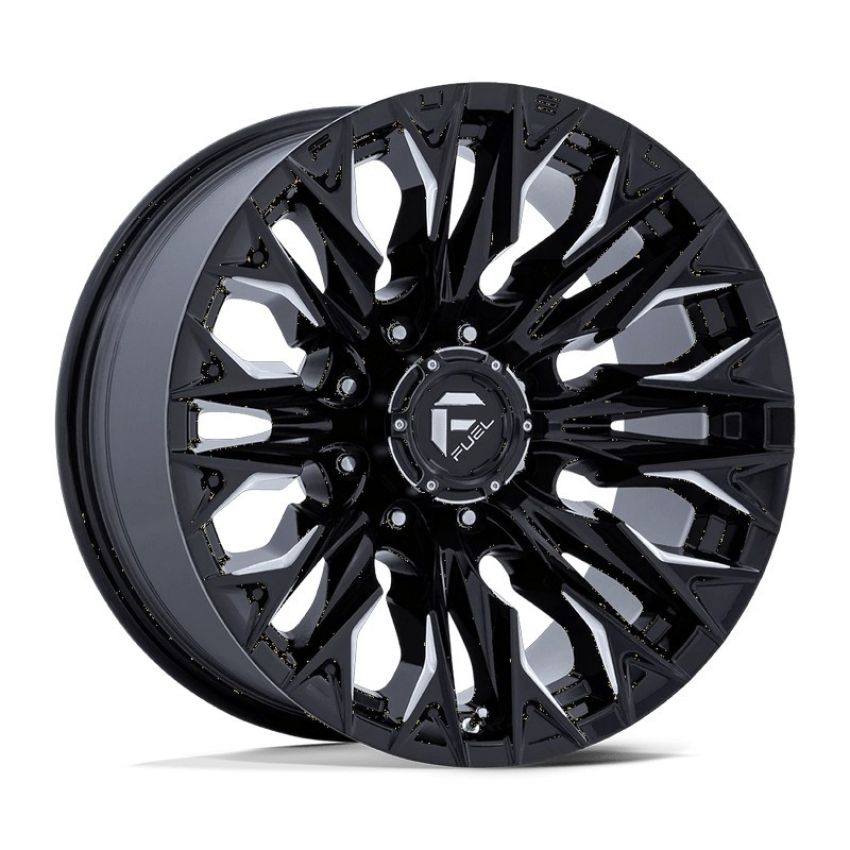 FUEL 1PC D803 FLAME Wheel 20X9 8X6.5 125.1 20.0