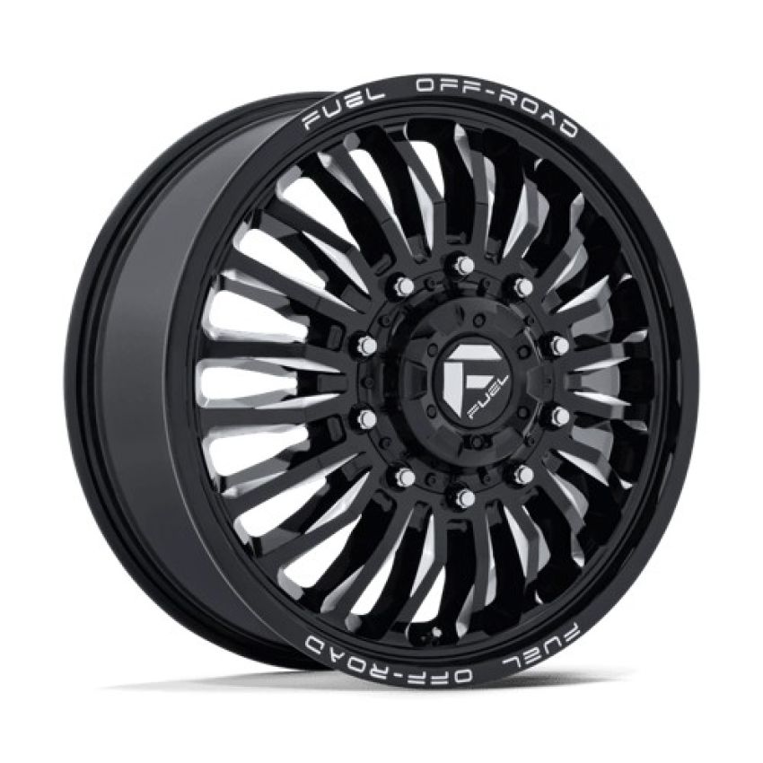 FUEL 1PC ARC DRW 22X8.25 10X225 +104 GB-MILL (DF)