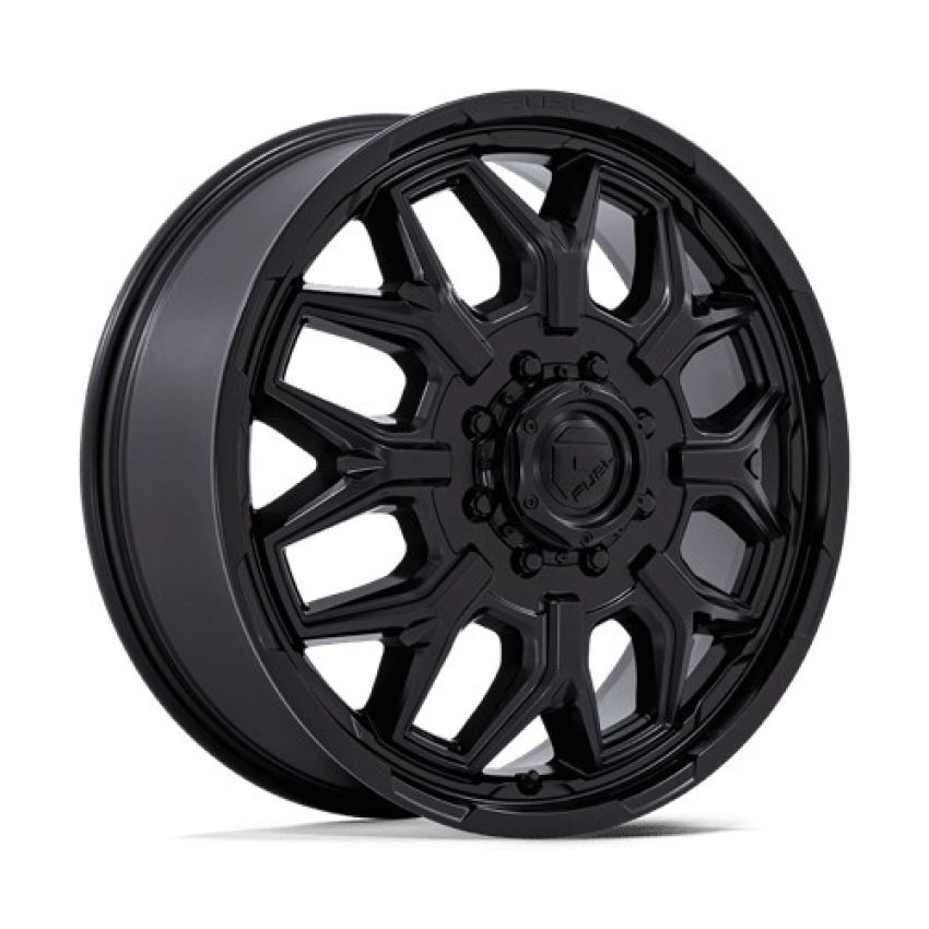 FLUX DRW 22X8.25 8X6.5 +104 BLK-OUT (DF)