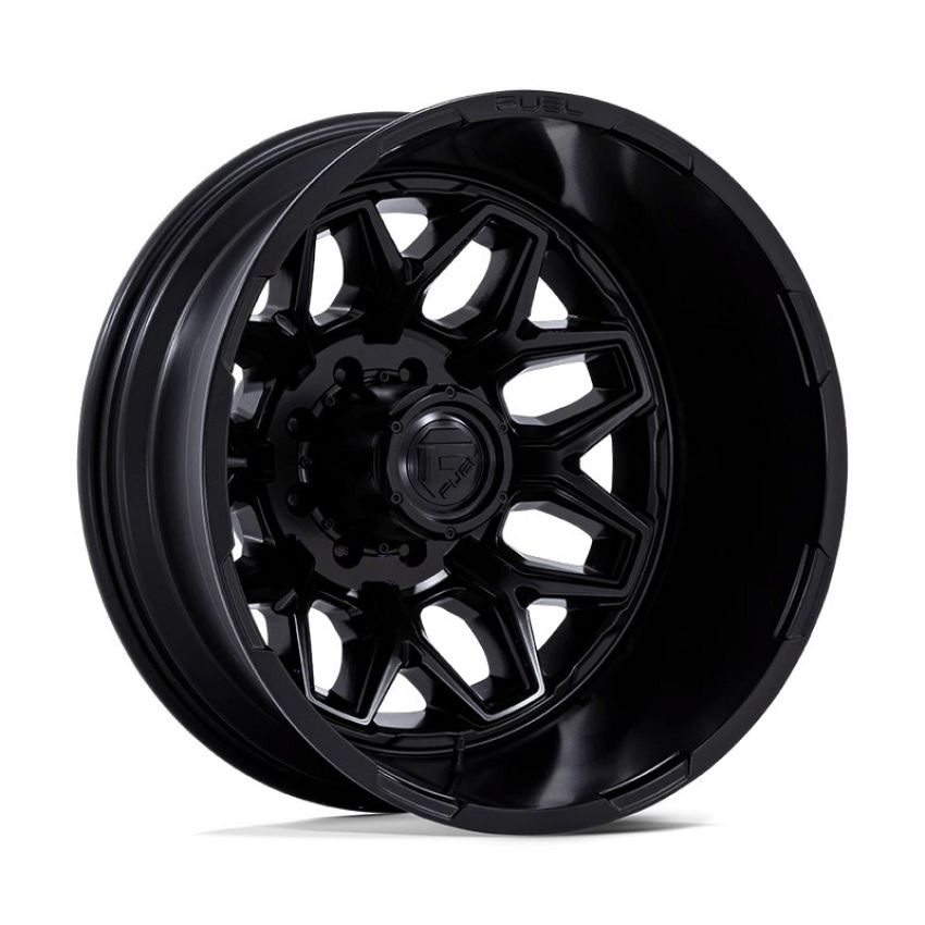 FLUX DRW 22X8.25 8X210 -201 BLK-OUT (DR)