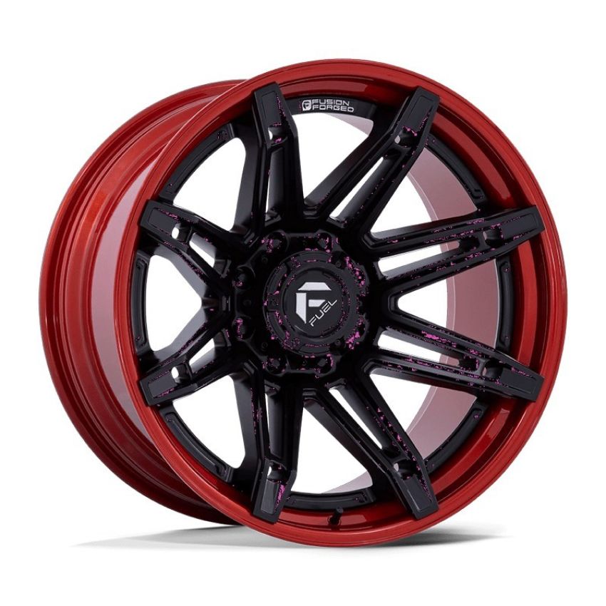 BRAWL 22X10 8X6.5 125 -18 M-BLK RD