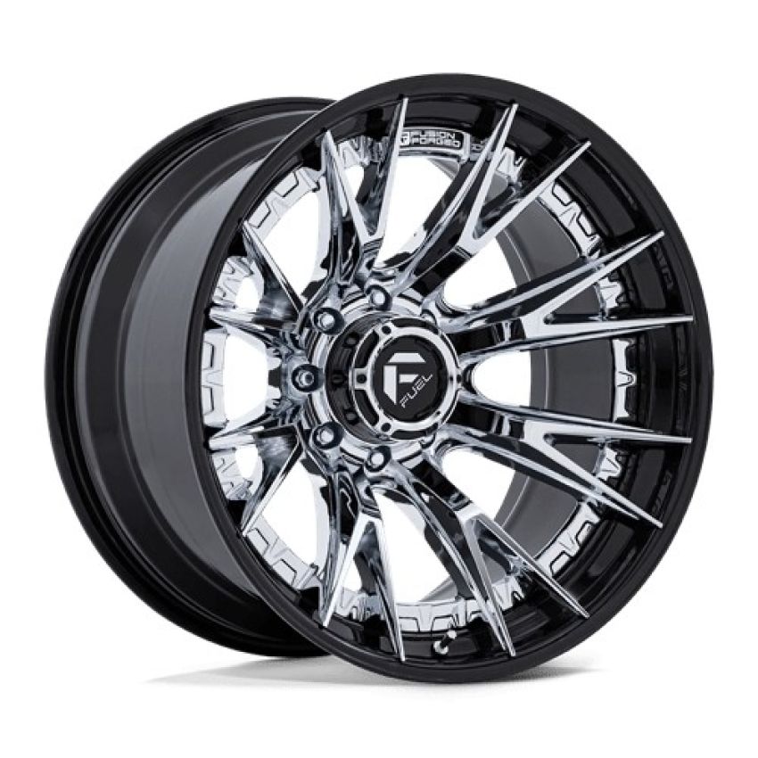 FUEL 1PC CATALYST 20X10 8X180 124 -18 CHR G-BLK