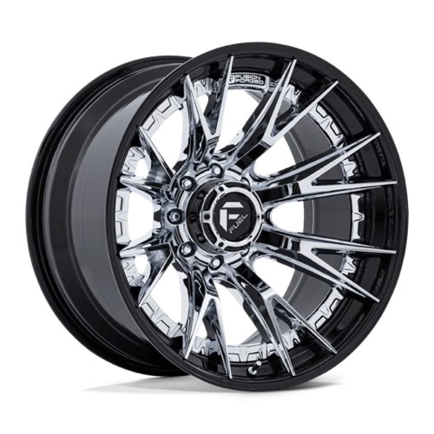 FUEL 1PC CATALYST 22X12 8X180 124 -44 CHR G-BLK