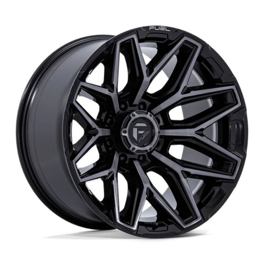 FUEL 1PC FLUX 22X10 8X6.5 125 -18 G-BLK GTCC