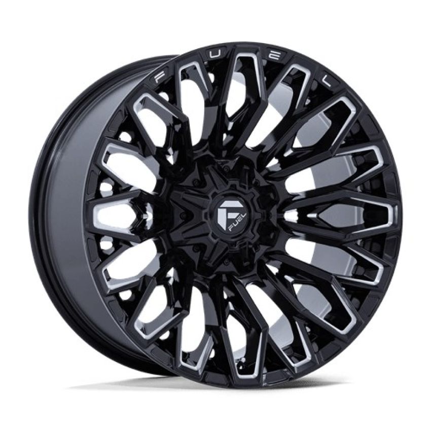 FUEL 1PC STRIKE 20X9 8X180 124 +1 G-BLK MILL