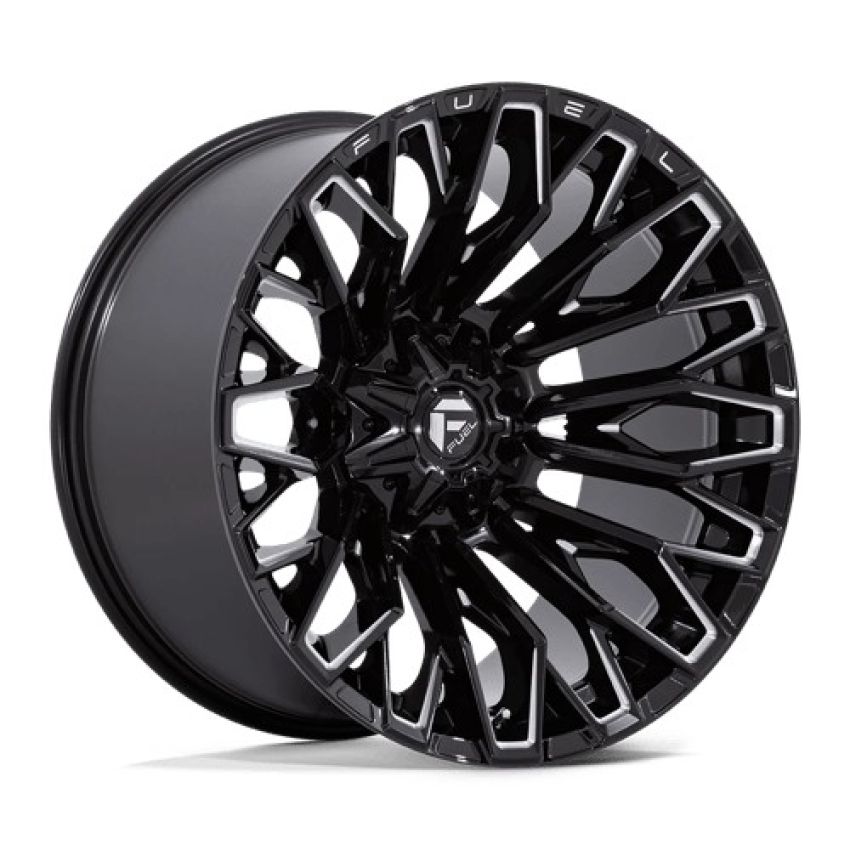 FUEL 1PC STRIKE 22X12 6X135/5.5 106 -44 GBLK MILL