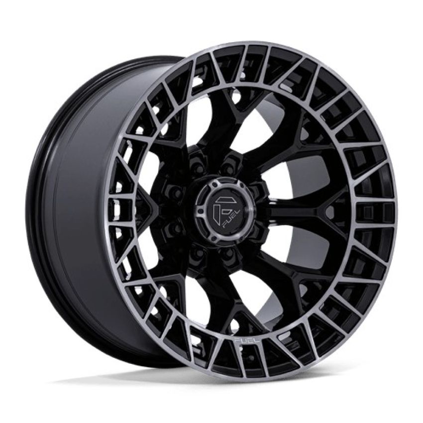 FUEL 1PC CHARGER 20X9 8X6.5 125 +1 G-BLK BRS-DDT