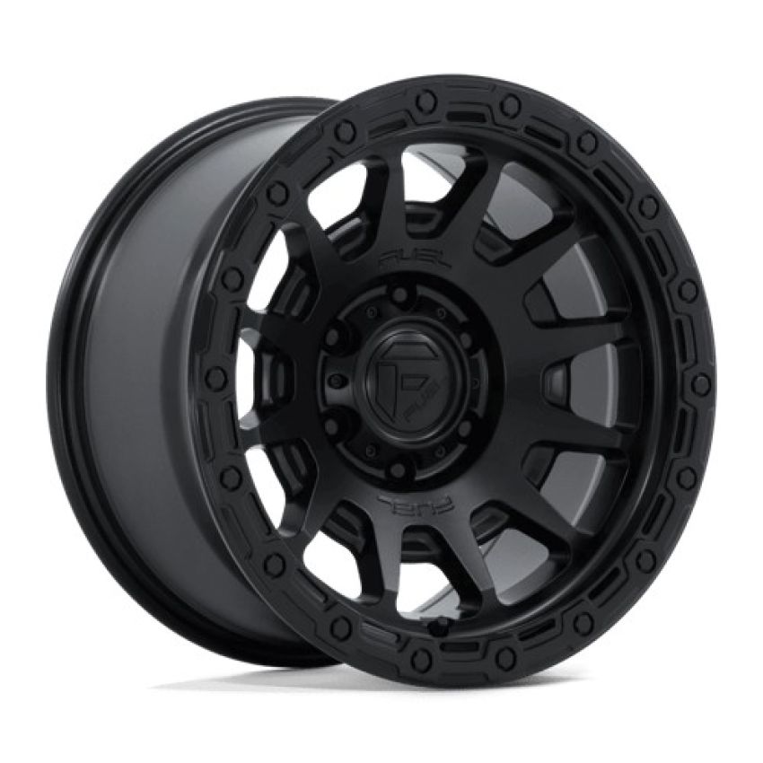 FUEL 1PC FORTRESS 18X9 6X5.5 106 +20 M-BLK G-BLK
