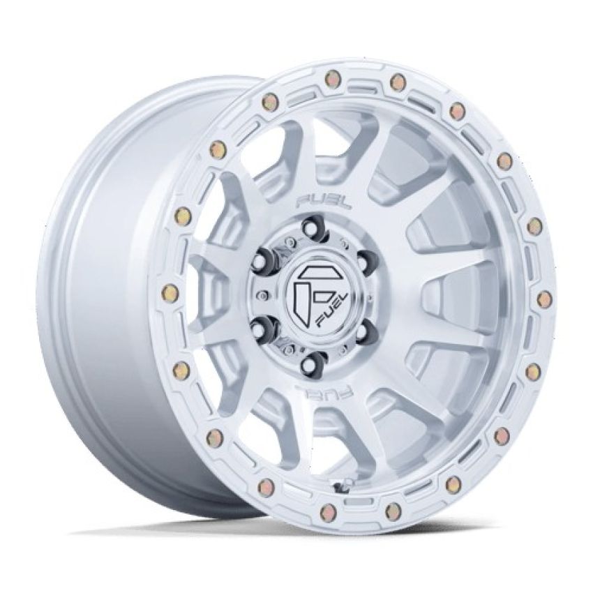 FUEL 1PC FORTRESS 17X8.5 5X5 71 +25 G-SLV-MCH
