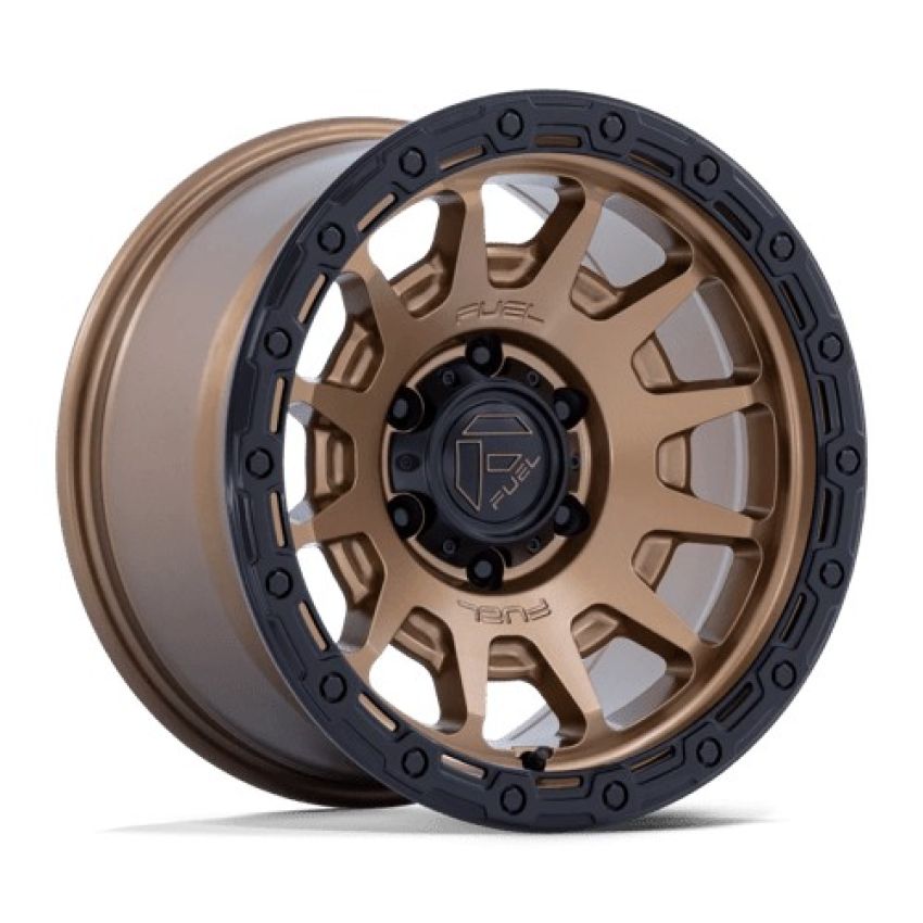 FUEL 1PC FORTRESS 18X9 6X5.5 106 +1 M-BRZ GBLK