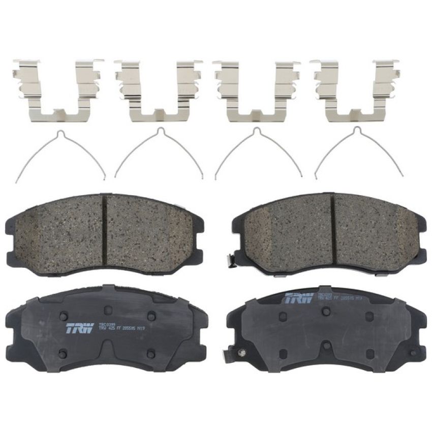 TRW PARTS TRC0399 TRW PREMIUM BRAKING - CERAMIC BRAKE PAD SET - TRC0399