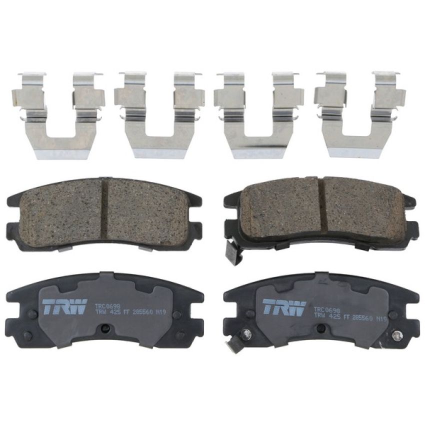 TRW PARTS TRC0698 TRW PREMIUM BRAKING - CERAMIC BRAKE PAD SET - TRC0698