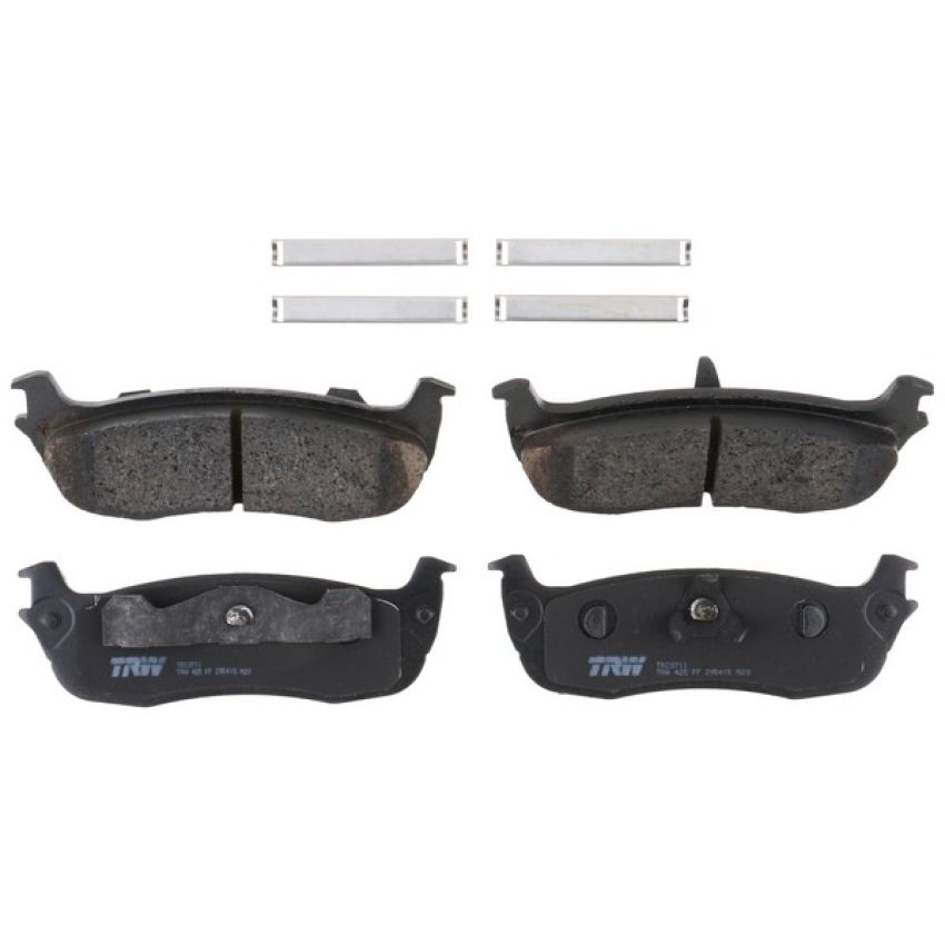TRW PARTS TRC0711 TRW PREMIUM BRAKING - CERAMIC BRAKE PAD SET - TRC0711