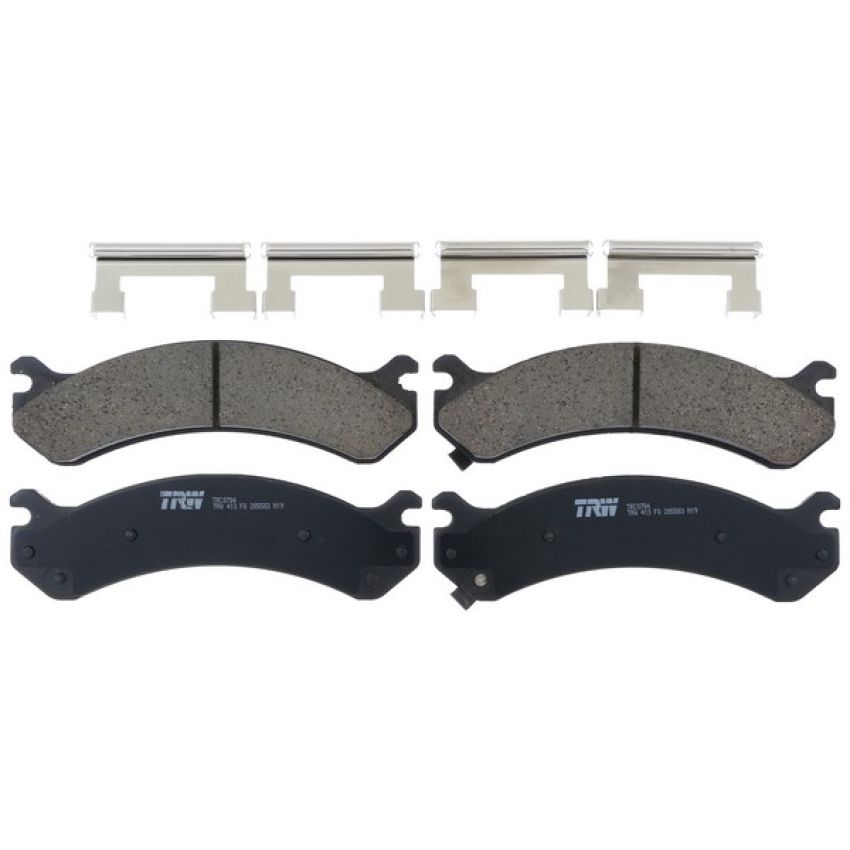 TRW PARTS TRC0784 TRW PREMIUM BRAKING - CERAMIC BRAKE PAD SET - TRC0784