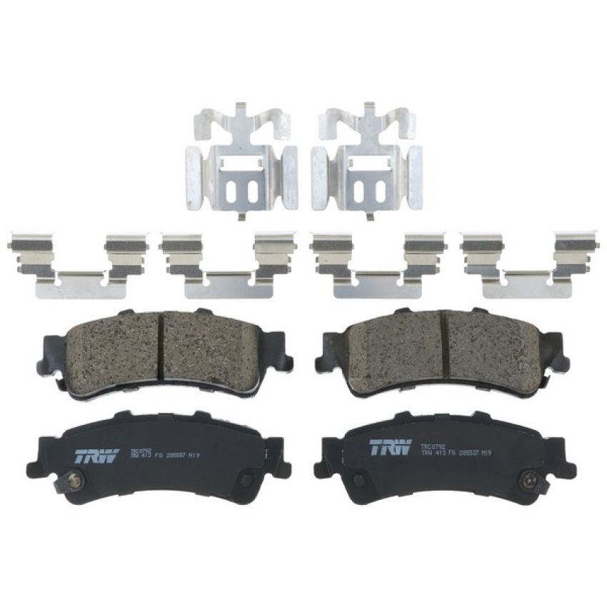 TRW PARTS TRC0792 TRW PREMIUM BRAKING - CERAMIC BRAKE PAD SET - TRC0792
