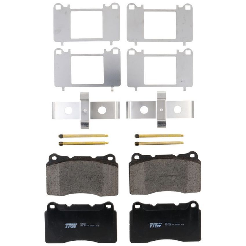 TRW PARTS TRC1001 TRW PREMIUM BRAKING - CERAMIC BRAKE PAD SET - TRC1001