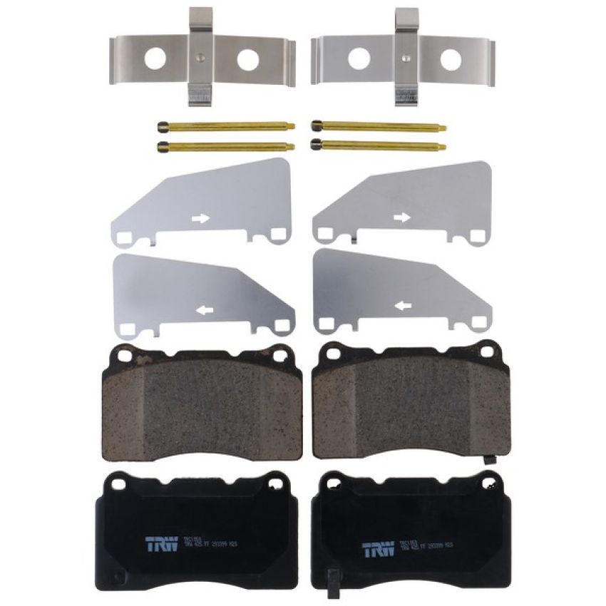 TRW PARTS TRC1050 TRW PREMIUM BRAKING - CERAMIC BRAKE PAD SET - TRC1050