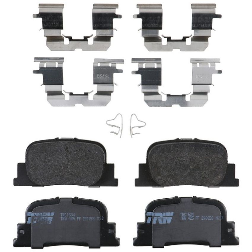 TRW PARTS TRC1534 TRW PREMIUM BRAKING - CERAMIC BRAKE PAD SET - TRC1534
