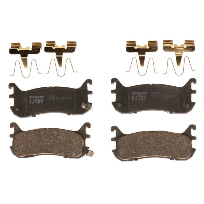 TRW PARTS TRH0636 TRW PREMIUM BRAKING - METALLIC BRAKE PAD SET - TRH0636