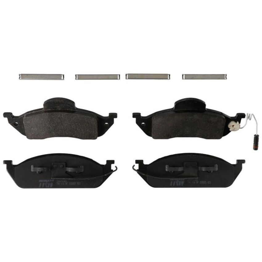 TRW PARTS TRH0760ES TRW PREMIUM BRAKING - METALLIC BRAKE PAD SET - TRH0760ES