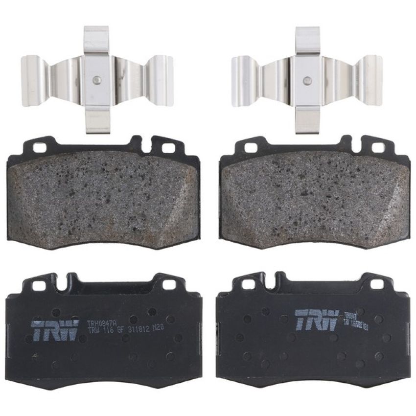 TRW PARTS TRH0847A TRW PREMIUM BRAKING - METALLIC BRAKE PAD SET - TRH0847A
