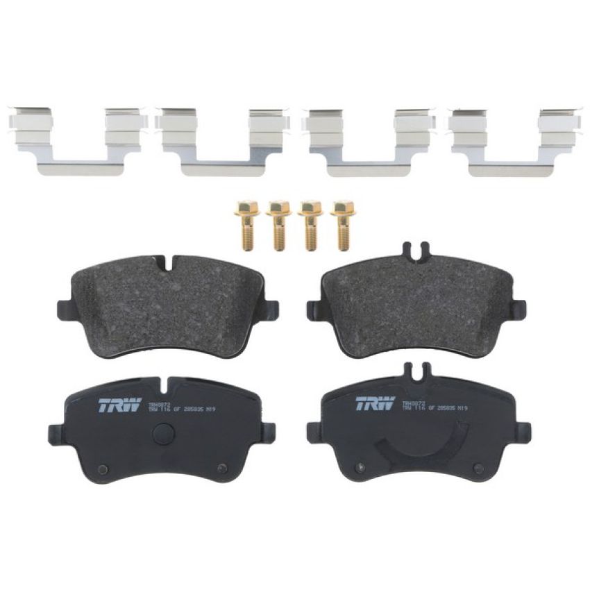 TRW PARTS TRH0872 TRW PREMIUM BRAKING - METALLIC BRAKE PAD SET - TRH0872